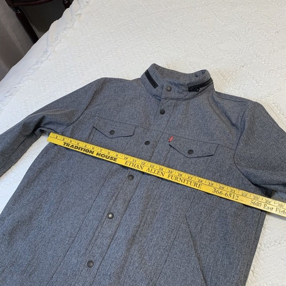 LEVIS Mens XL Soft Shell Trucker Jacket Microfleece Breathable Water Resistant - Picture 10 of 12